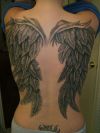 Angel wings tattoo image pic design